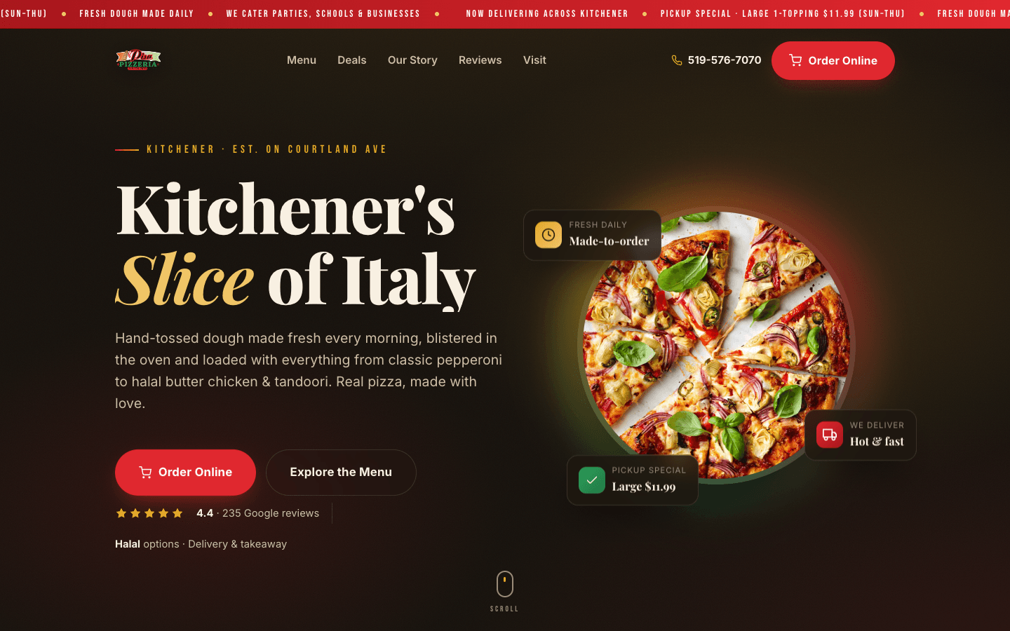 Pisa Pizzeria demo